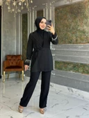 Eylül Ceket Takım Siyah - 1