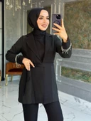 Eylül Ceket Takım Siyah - 3