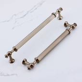 Nesil Çizgili Bronz Metal Kulp 160 mm Mobilya Çekmece Mutfak Dolabı Dolap Kulpları Kulpu Kulpları thumbnail 8
