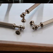 Nesil Çizgili Bronz Metal Kulp 160 mm Mobilya Çekmece Mutfak Dolabı Dolap Kulpları Kulpu Kulpları thumbnail 6