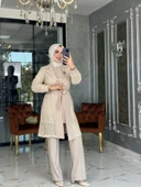 Hande Dantelli Takım-Bej thumbnail 2