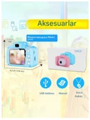 QASUL Kızlar/Erkekler için HD Dijital Video Kamera Oyuncakları Taşınabilir  Akıllı Çocuk Dijital Kamera - 6