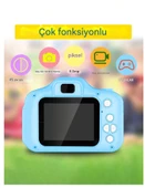QASUL Kızlar/Erkekler için HD Dijital Video Kamera Oyuncakları Taşınabilir  Akıllı Çocuk Dijital Kamera - 5