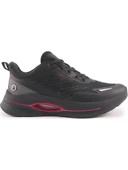 LUMBERJACK YAMAHA 4PR SİYAH KIRMIZI COMFORT CASUAL ANATOMİK SPOR AYAKKABI - 1