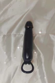 Şişe Açacak Pen is Objeli Büyük Boy Metal Krom Kaplama Arap Siyah Bira Gazoz Açacağı - 4