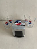 KOLEKSİYONLUK PEÇETELİK SETİ PEPSİ KOLA BARDAK VE SOFRA TAKIMI - 1