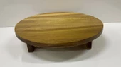 Akasya Yuvarlak Ayaklı Sunumluk 33 CM - 2