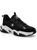 LUMBERJACK JOAO 4PR SİYAH BEYAZ COMFORT CASUAL ANATOMİK SPOR AYAKKABISI - 4