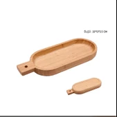 Bambu Sunum Tabağı Salata Meyve Çerez Kasesi - 2