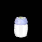 Vintage  Dekoratif  Desenli Cam Kavanoz 425ml - 14,3 Oz - 3