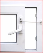 Anahtarlı Halatlı Pvc Kapı Pencere Emniyet Kilidi - 4