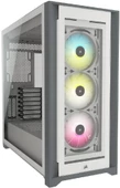 Corsair iCUE 5000X Tempered Glass RGB Beyaz USB 3.1 ATX Mid Tower Kasa (CC-9011213-WW) - 1