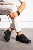Albishoes Erkek Hakiki Deri Kışlık Casual Ayakkabı Kauçuk Taban Yumuşak Rahat Günlük Deri Ayakkabı - 2