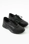 Albishoes Erkek Hakiki Deri Kışlık Casual Ayakkabı Kauçuk Taban Yumuşak Rahat Günlük Deri Ayakkabı - 6