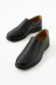 Albishoes Kışlık Kauçuk Kaymaz Taban Hakiki Deri Anatomik Baba Ayakkabı Erkek Günlük Ayakkabı(39-46) - 5