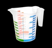 Ölçü Kabı Dereceli Renkli 1000 Ml - 1