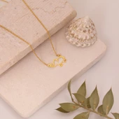 925 Ayar Gümüş Minimal Fil Kolye thumbnail 3