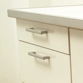 Aluminyum Çekmece Kapak Kulpu Sıra Kulp (2 Adet) - 2