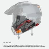 NEXX X.WED 3 TRAILMANIA MAT GRİ-TUTUNCU KASK - 4