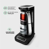 Karaca Çaysever Robotea Pro 4in1 2500 W Black Chrome Konuşan Cam Çay Makinesi - 3