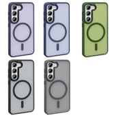 Samsung Galaxy S24 FE Kılıf Kablosuz Şarj Özellikli Mat Arka Yüzey Sio Kapak thumbnail 10