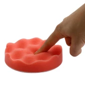 Oto Araç Araba Pasta Cila Polisaj Yumurta Ped Sünger 115 mm Cırtlı Parlatıcı Çizik Giderici Parlatma Pet - 6