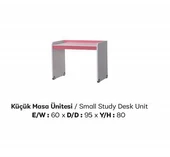 Ranza Urlu SMART 90453 Genç oda Masa Karyola Yavru Karyola Dolap Şifonyer ElYapm - 3