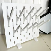 SKADİS PANO İÇİN PLASTİK ÇUBUK ASKI 50 ADET BEYAZ - 1