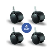 Gürçay Plastik Teker 3/8inç Civatalı (4 Adet) - 1