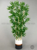 BİÇİÇEK   Yapay Bambu Ağacı 140cm lux saksı - 3