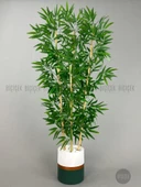 BİÇİÇEK   Yapay Bambu Ağacı 140cm lux saksı - 11