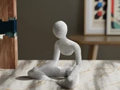 HİÇKİMSE: Sentinel - Koruyuculuğun Minimalist Simgesi Biblo Heykel (15 cm) - 3
