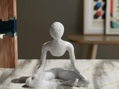 HİÇKİMSE: Sentinel - Koruyuculuğun Minimalist Simgesi Biblo Heykel (15 cm) - 1