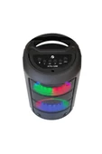 Torima KTS-1296 Siyah Telefon Tutacaklı RGB Ledli Taşınabilir Bluetooth Hoparlör Parti Speaker thumbnail 3