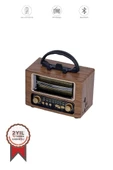 Torima Ns-02 Wooden Nostajik Radyo Bluetooth Hoparlör thumbnail 1