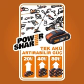 WORX WA3883 20Volt Li-ion PowerShare İkili Hızlı Akü Şarj Cihazı - 5