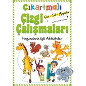 EMA ÇIKARTMALI ÇİZGİ ÇALIŞMALAR HAYVANLAR - 1