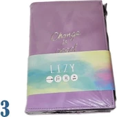 LIZY VELUR DESEN FERMUARLI DEFTER - 3