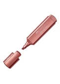 Faber Castell 1546 Fosforlu Kalem Metalik Kırmızı - 1