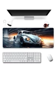 SonicTouch UltraGrand Vosvos Gamer Oyuncu Xxl Gri Klavye Mouse Pad 40x90Cm - 1