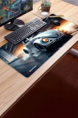 SonicTouch UltraGrand Vosvos Gamer Oyuncu Xxl Gri Klavye Mouse Pad 40x90Cm - 3