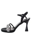 Mergenshoes K034 Siyah Günlük 9 Cm Klasik Topuk Kadın Ayakkabı - 4
