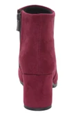 Mergenshoes 0189 Bordo 6 Cm Topuk Termo Taban Süet Kadın Bot - 4