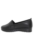 Mergenshoes 0109 Siyah Rahat Taban Kadın Günlük Ayakkabı - 3