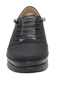 Mergenshoes 0108 Siyah Rahat Taban Kadın Günlük Ayakkabı - 2