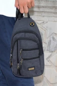 Mergenshoes Svt16 Siyah Su Geçirmez Kanvas Body Bag Sırt Çantası - 5