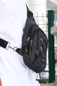 Mergenshoes Svt16 Siyah Su Geçirmez Kanvas Body Bag Sırt Çantası - 4