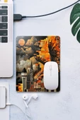 SonicTouch Ejderha Temalı Pürüzsüz Yüzey Kaymaz Taban Dikişsiz Kenar Gamer Oyuncu Mouse Pad 19x23cm - 1