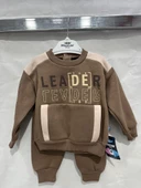 uğurböceğiçocuk 24732 Leaader Yazı Baskılı 2'li Erkek Bebek Takım - 6