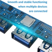 PrimeX PX-TYP060 4 Port Type-C USB3.0 Çoklayıcı, 4 Port Type C USB Çoklayıcı, Type C + USB3.0 Çoklayıcı - 2